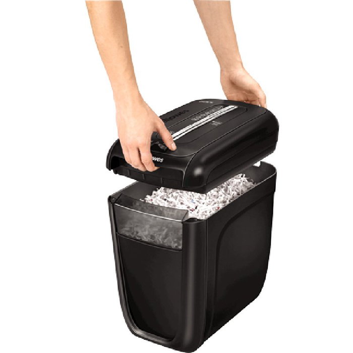 Fellowes 60CS Destructora de Papel con Corte en Partículas de 4x40mm, Negra Fellowes 60CS Destructora de Papel con Corte en Partículas de 4x40mm, Negra